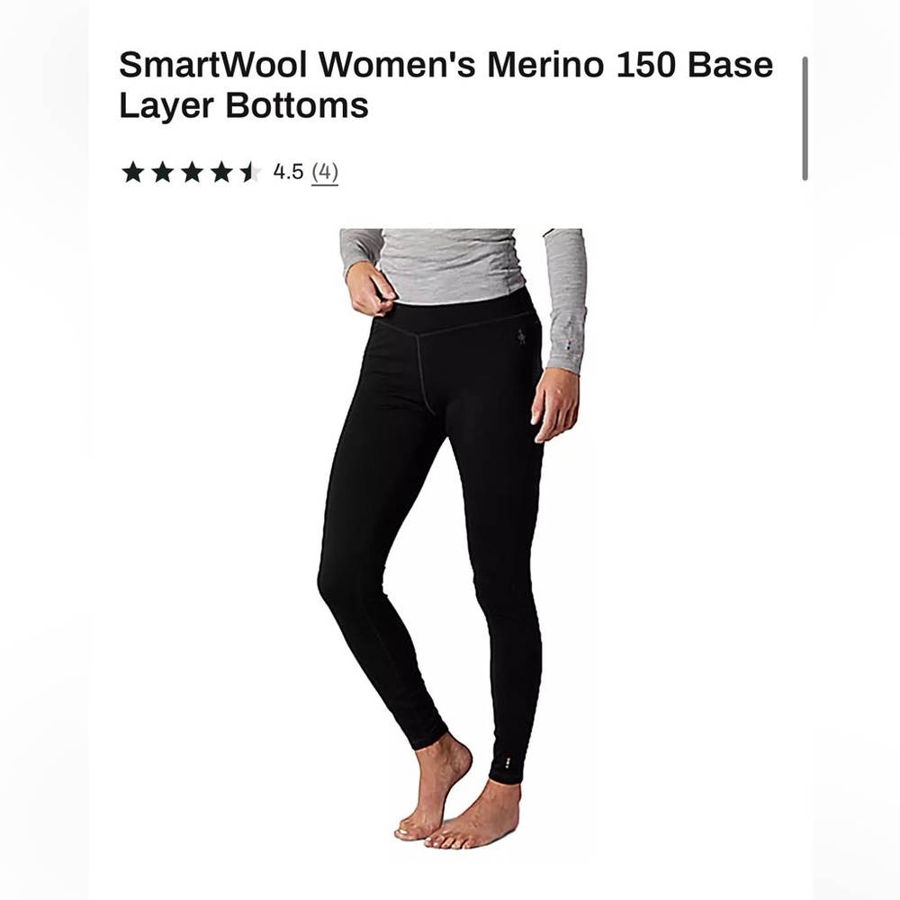 Smartwool Women's Merino Wool 150 Baselayer Bottoms, size XS
